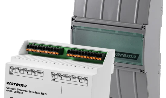 Warema Omnexo Universal Interface REG und Gehäuse